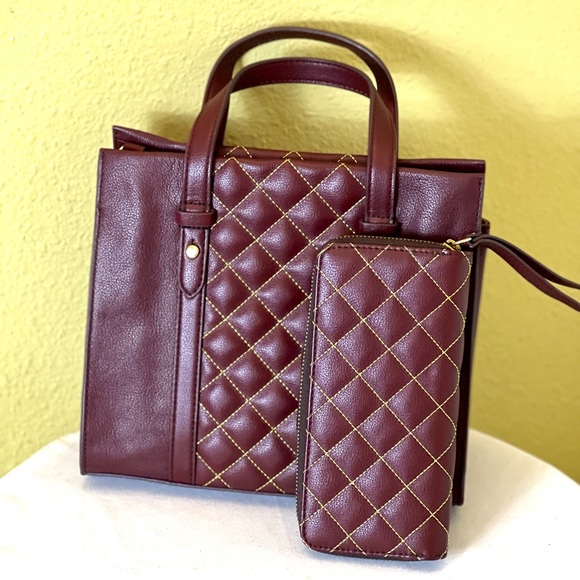 FOSSIL💥NEW GREAT FINDINGS💥Kingston Cowhide Leather Satchel & Wallet - Picture 7 of 15